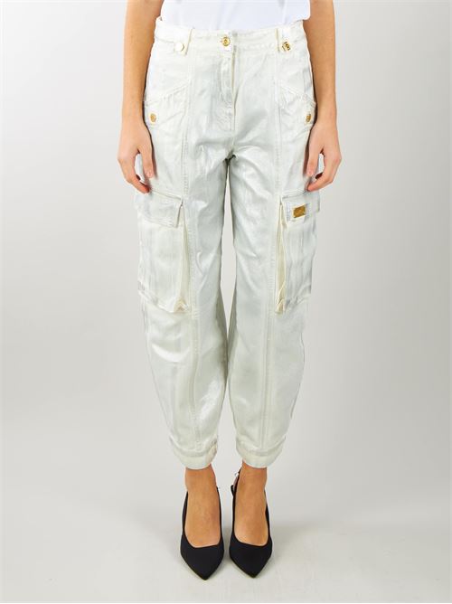 Laminated cargo jeans Elisabetta Franchi ELISABETTA FRANCHI | Jeans | PJ60D41E2CA7